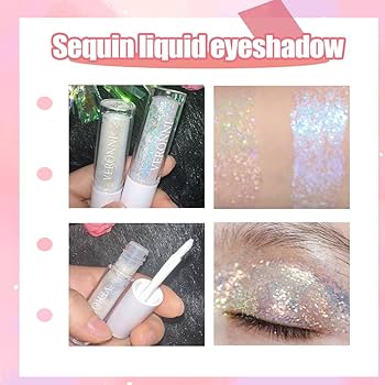 Amazon.com : CHARMFORYOU Liquid Eyeshadow Gel Holographic