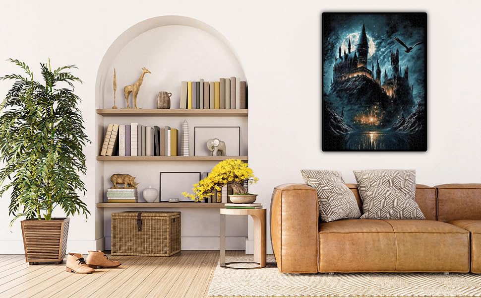 Puzzle 1000 Teile Erwachsene Castle 1000-Teile-Puzzle 70 X 50cm Klassische Puzzles Erwachsene Geeignet als Wanddekoration und Geschenk mit 1:1-Poster und Geschenkbox