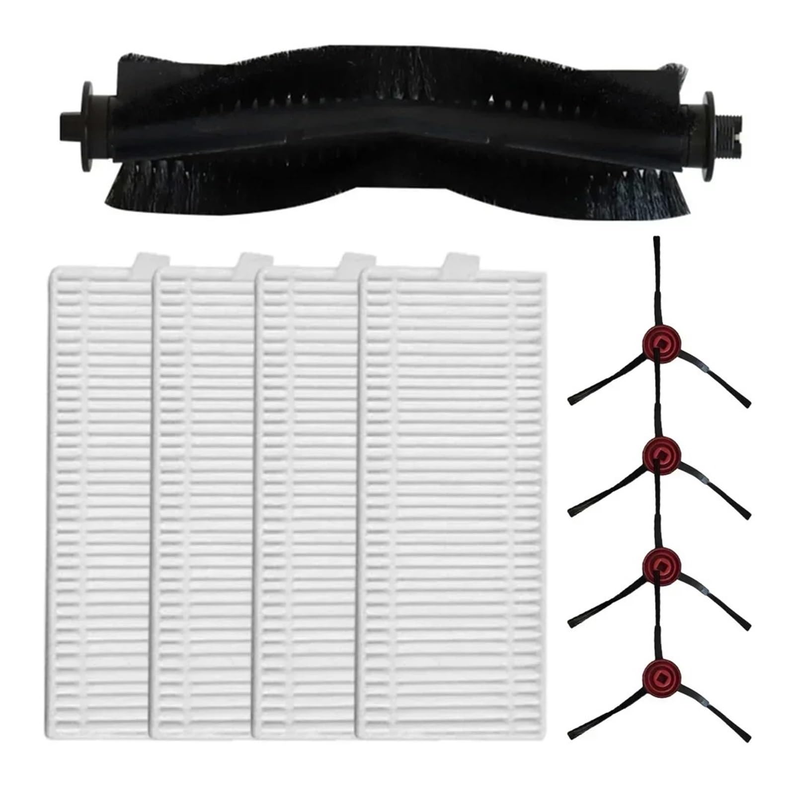 Accessoires de rechange pour Laresar Mars01 et aspirateur Lubluelu, kit brosses filtres mops