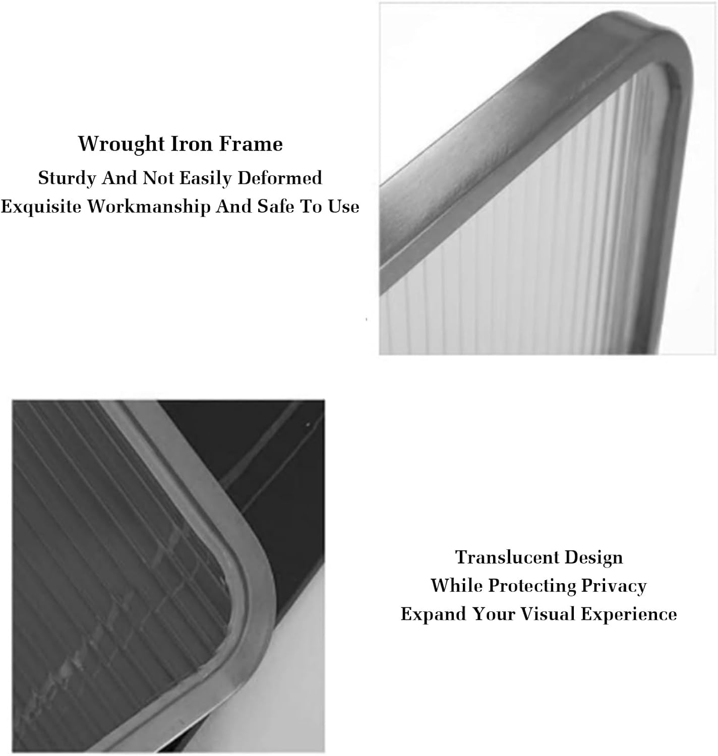 レストランの仕切り、ストライプマットガラスレストラン装飾仕切りセミプライバシーバー - レストランとバーの 部屋の仕切り(100x3