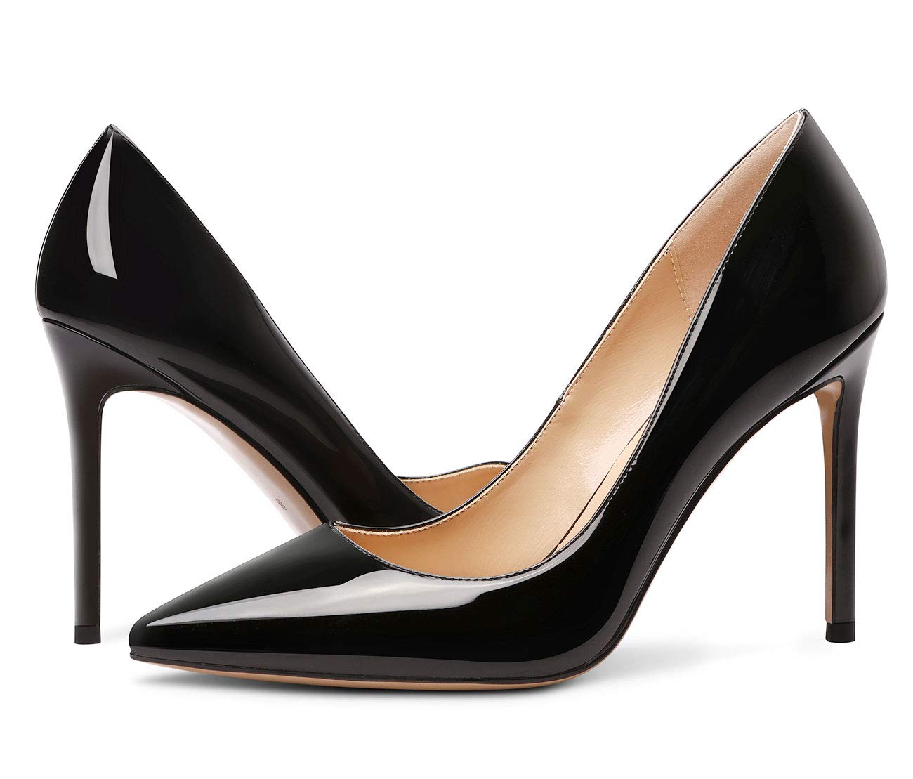 Castamere Scarpe col Tacco Donna Moda D'Orsay Punta Appuntito Tacco a Spillo 10CM