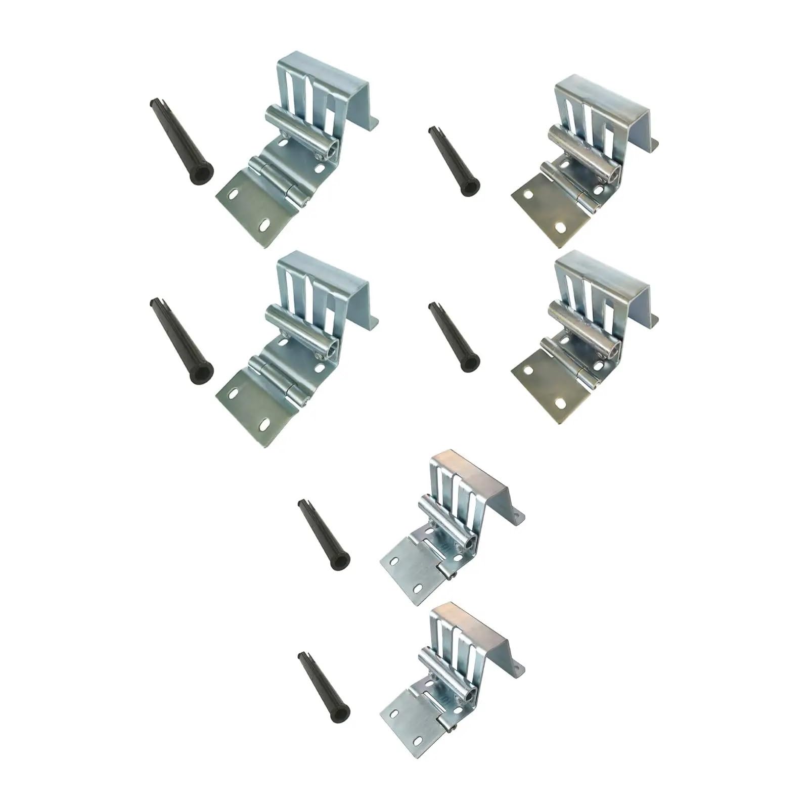 Superhao Under Shaft Garage Door Bracket 2Pcs Garage Door Roller Brackets For Electric Flap Doors Fixture For Residential Doors(Under Shaft)