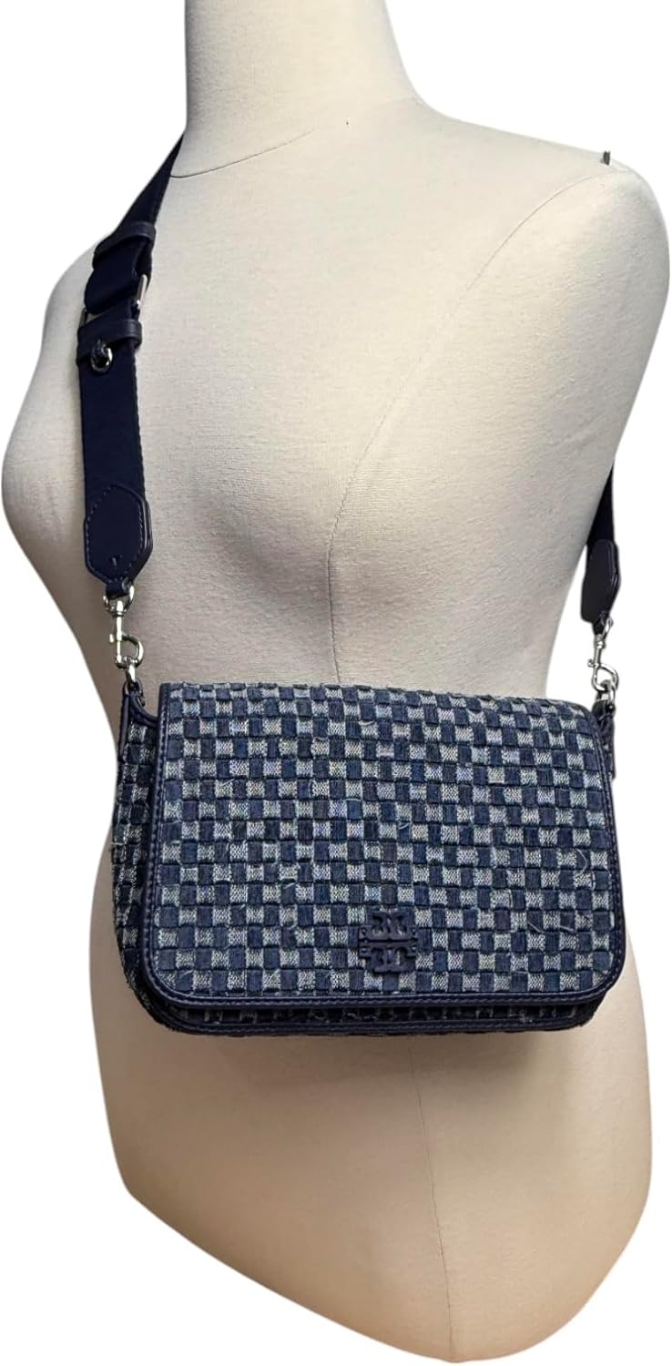 Tory Burch Women's Pebbled Leather Thea Flap Crossbody Shoulder Bag - Image 4