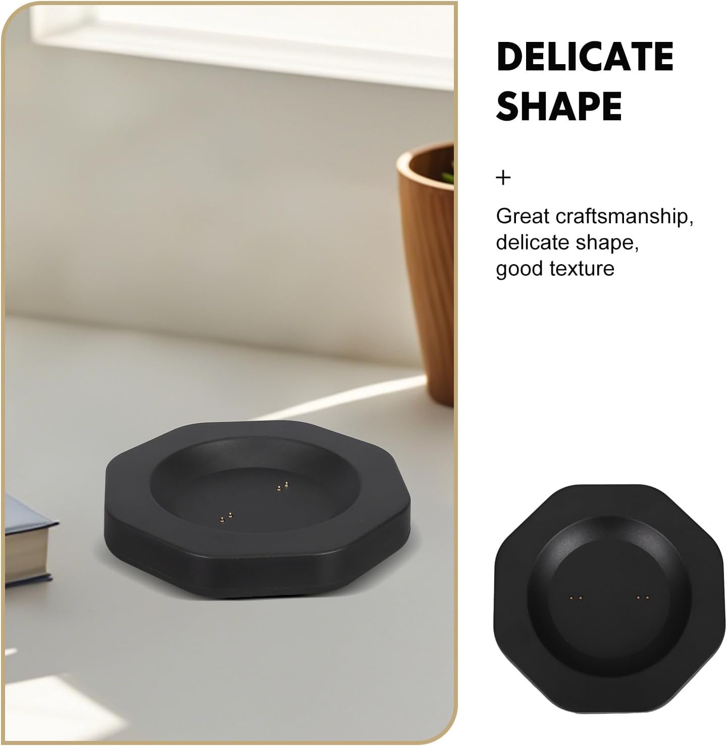Mug Charging Coaster for Temperature Control Cup, Drink Warming Charging Base Dock Compatible for Ember Office Coffee Tea Mug Accessory