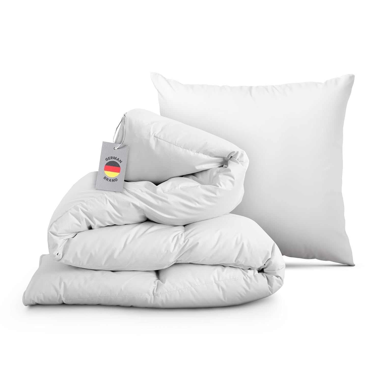 Sommer Bettenset 2-teilig. Bettdecke (700gr.) – 135x200cm und Kopfkissen (600gr.) – 80x80cm