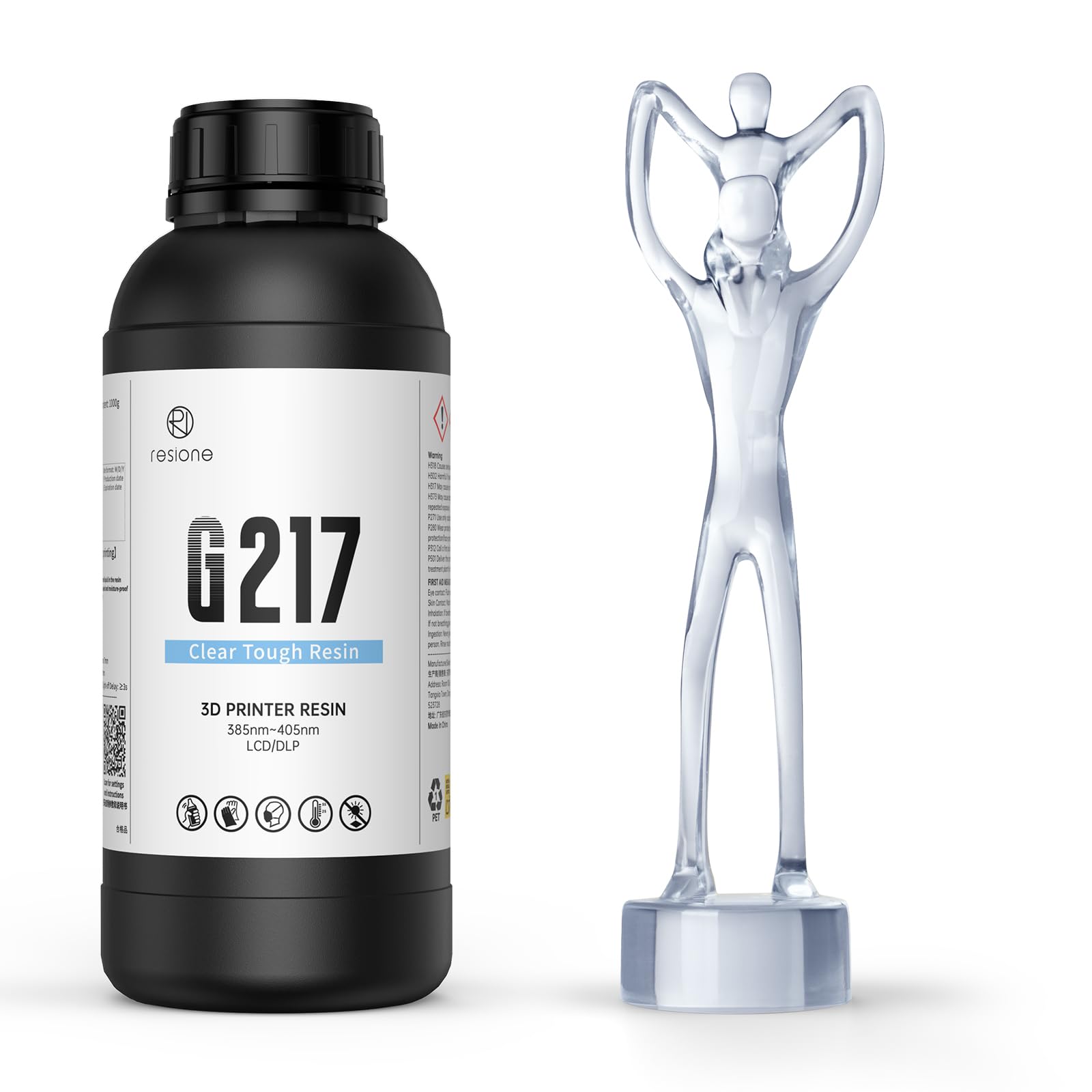 RESIONE G217 Clear Tough 3D Printer Resin