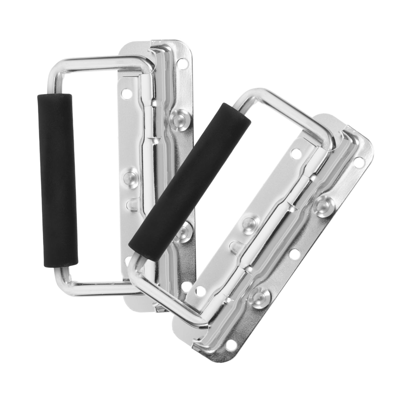 Poignée à ressort anti-vibration en inox pour levage sécurisé de coffre lourd