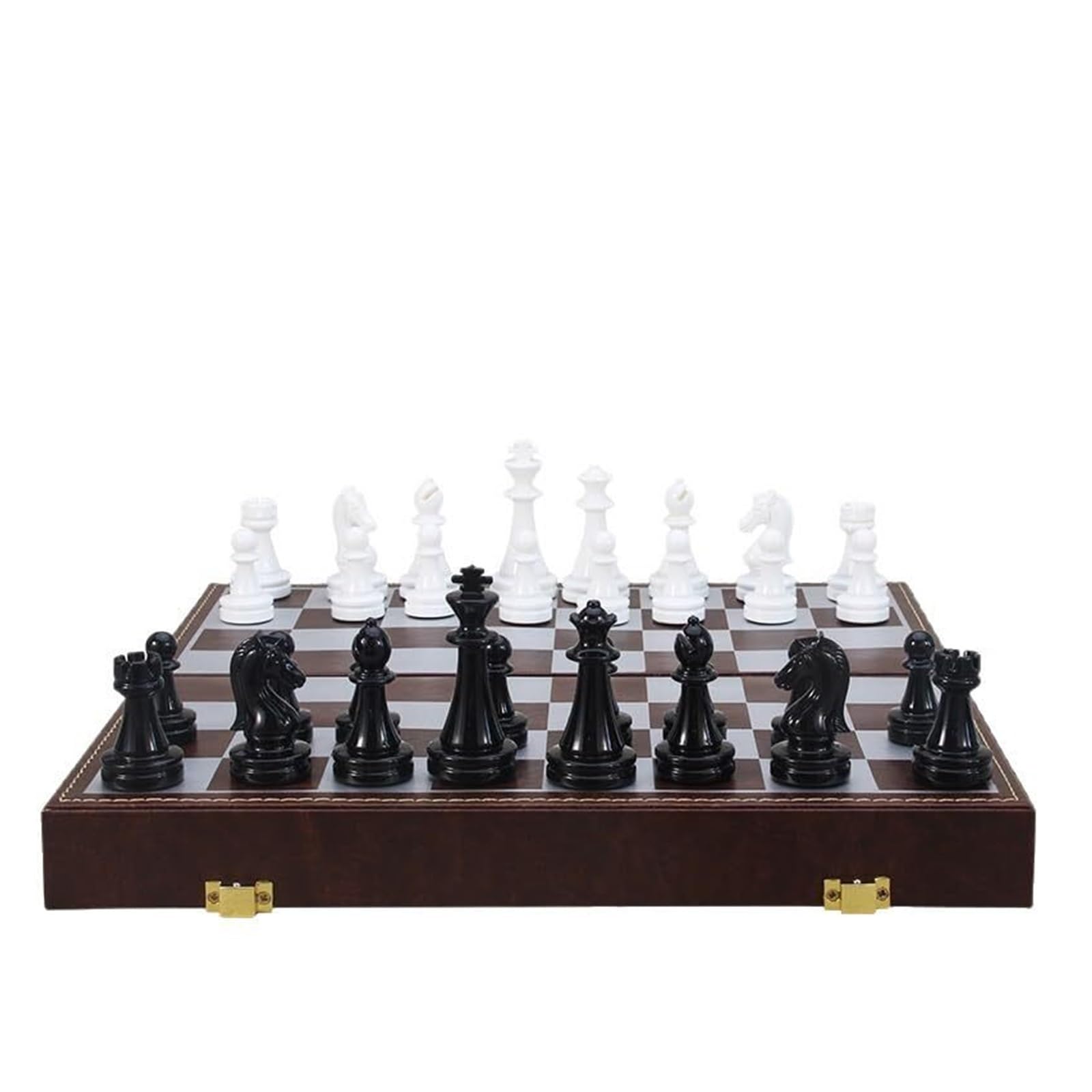 Jeu d'échecs magnétique 2 en 1, échecs et Dames échecs