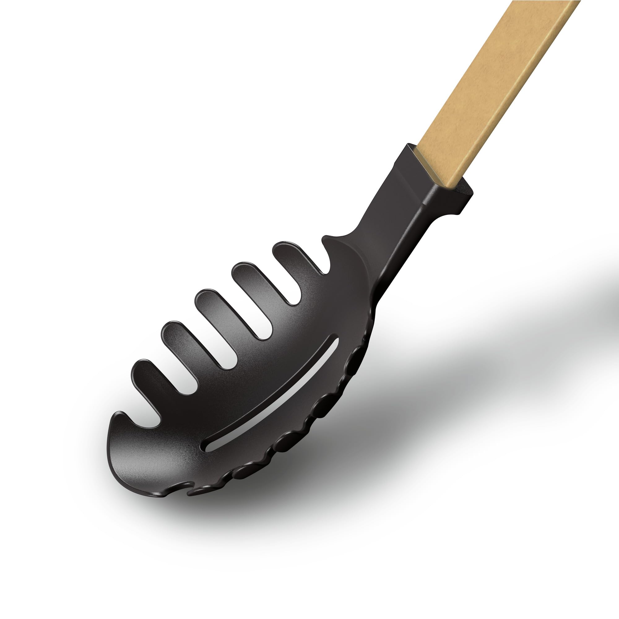 Victorinox Gourmet Series 7.6208 Pelle à pâtes, ustensile de cuisine (35 cm), marron clair, poignée composite en papier avec tête en nylon, 7.6208 | Pelle à spaghetti