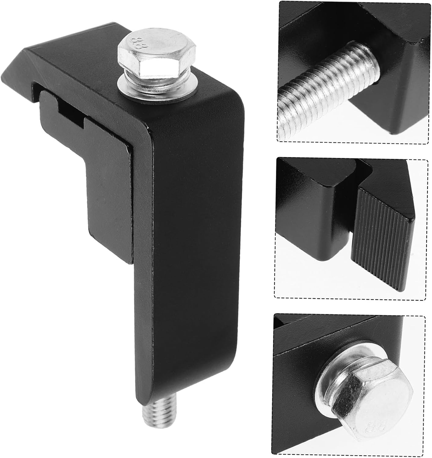 Heavy Duty Adjustable Aluminum Truck Bed Clamps Kit for Mid-Size Truck Track System Mounts Secure Utility Tonneau Cover Fastening Easy Installation and Strong Grip Accessories