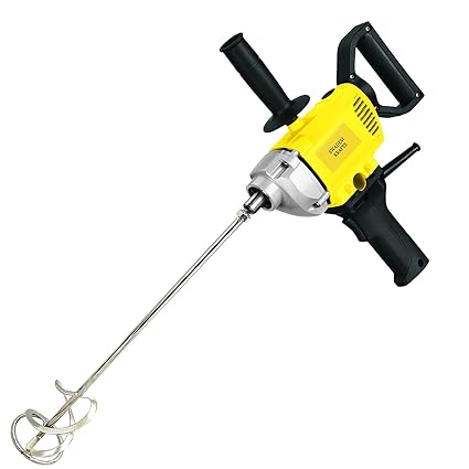 Swadesi krafts putty-mixing machine blends putty quickly and removes lumps paint mixer for painter, 1200 watt copper winded motor and crome-plated iron rod for paint mixing A10