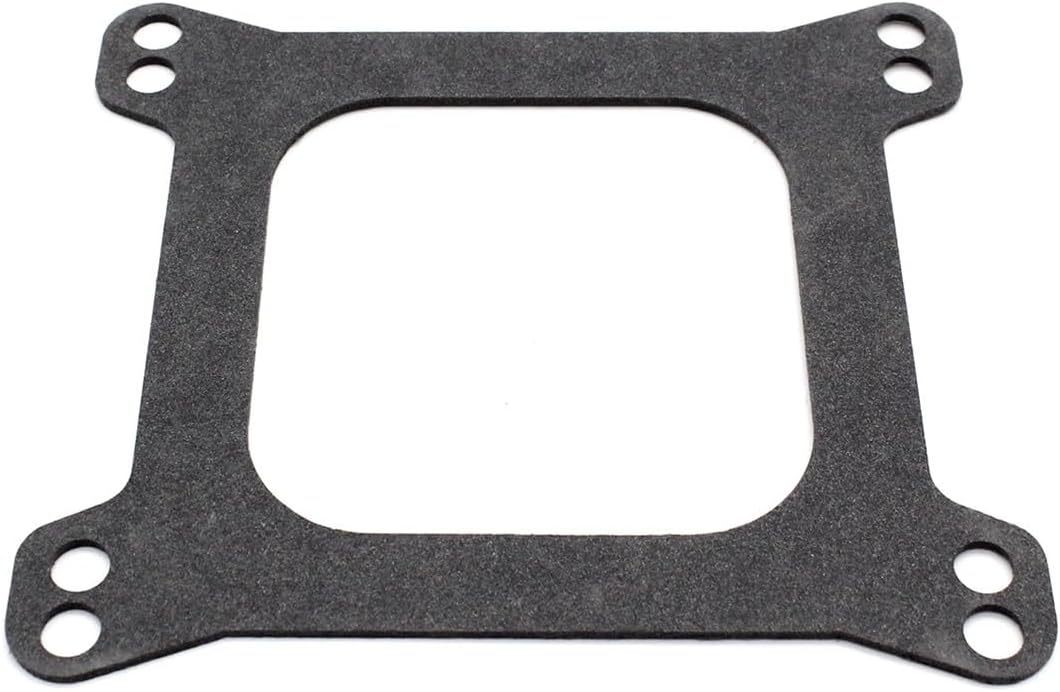 1inch Aluminum Carb Carburetor Spacer W/ 3/8inch Vacuum Tube Replacement Compatible with Chevy Ford Mopar Holley Carburetor Adapter
