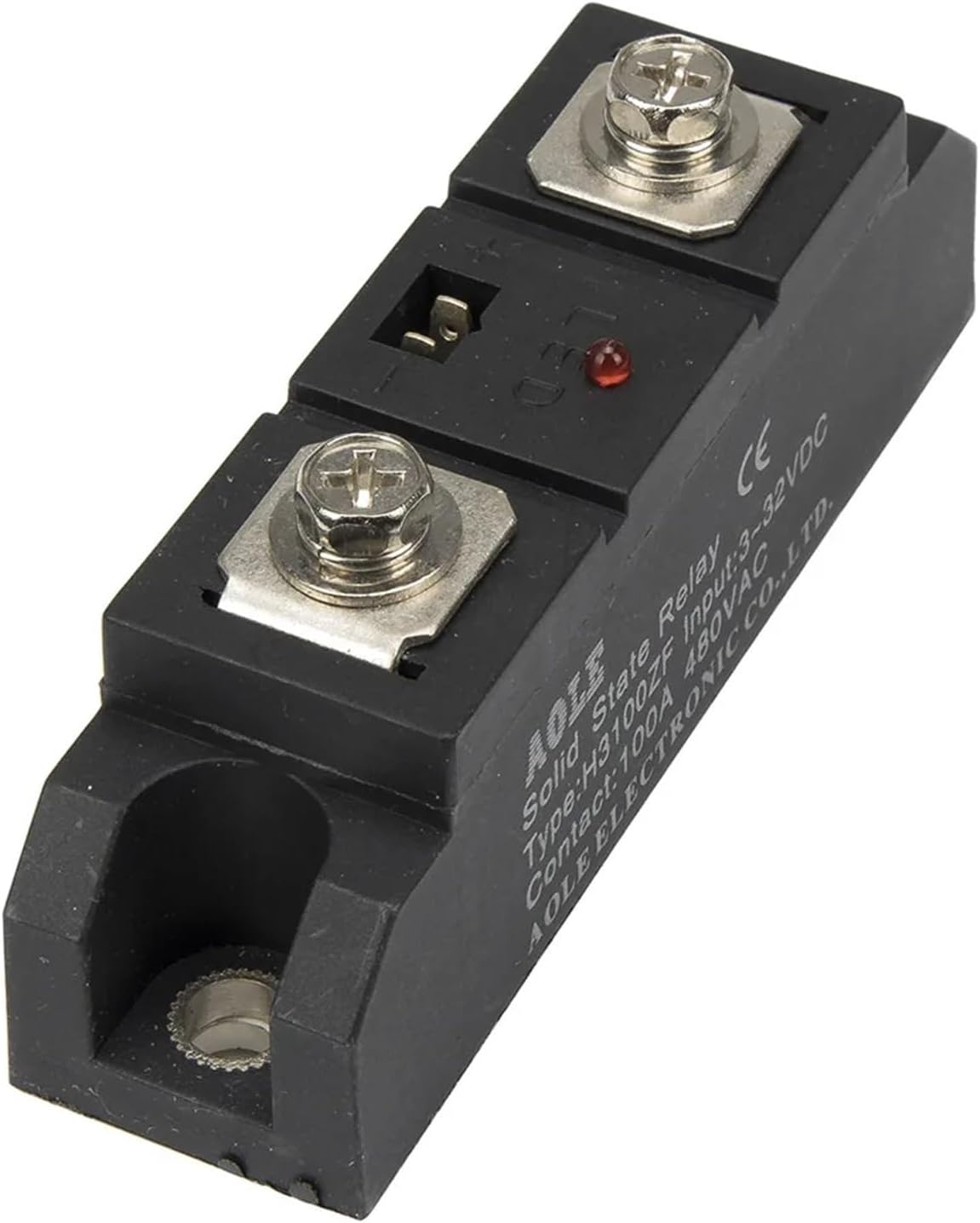 H3100ZF Single Phase DC to AC 100A 24-480Vac Industrial Grade Solid State Relay/SSR