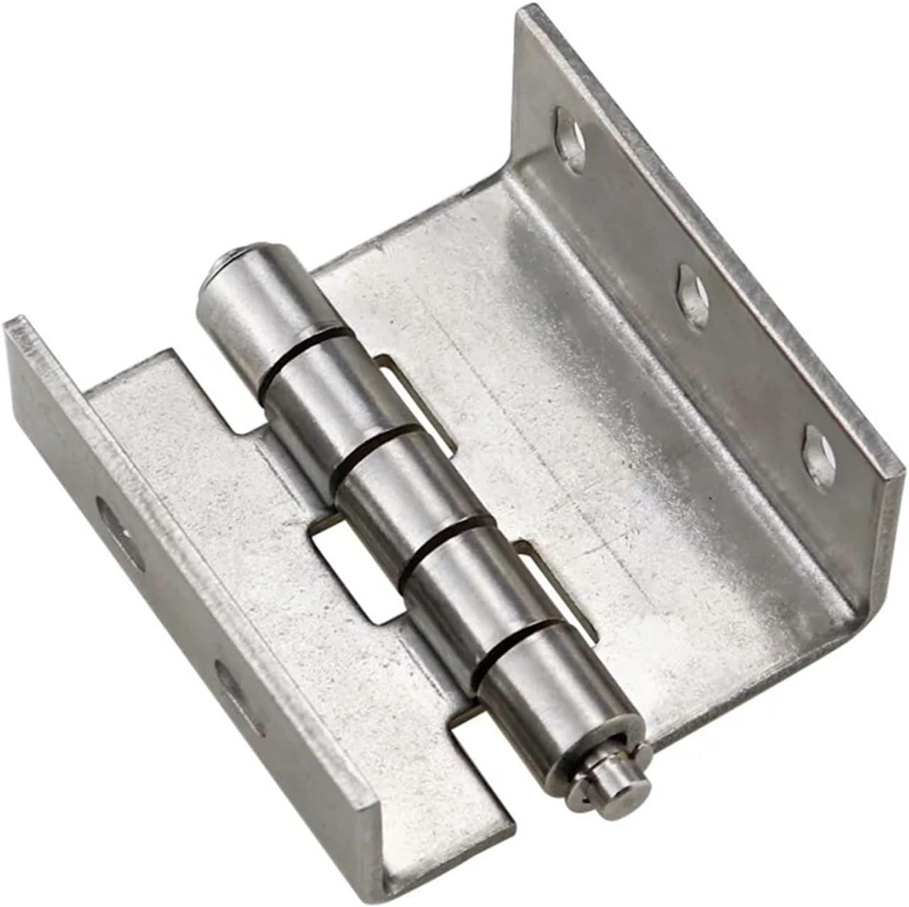 Double Bend Shaped Hinge 304 Stainless Steel Concealed Internal Cabinet Equipment 1Pcs