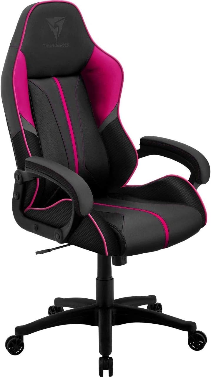 ThunderX3 BC1 BOSS Gaming Stuhl - grau/pink