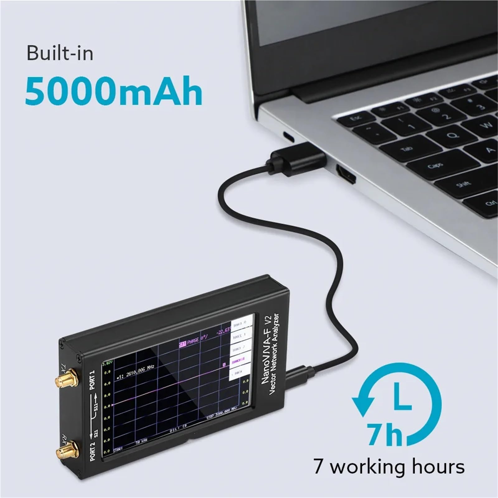 Amazon.co.jp: アンテナアナライザー NanoVNA-F V2 3GHz ベクトル