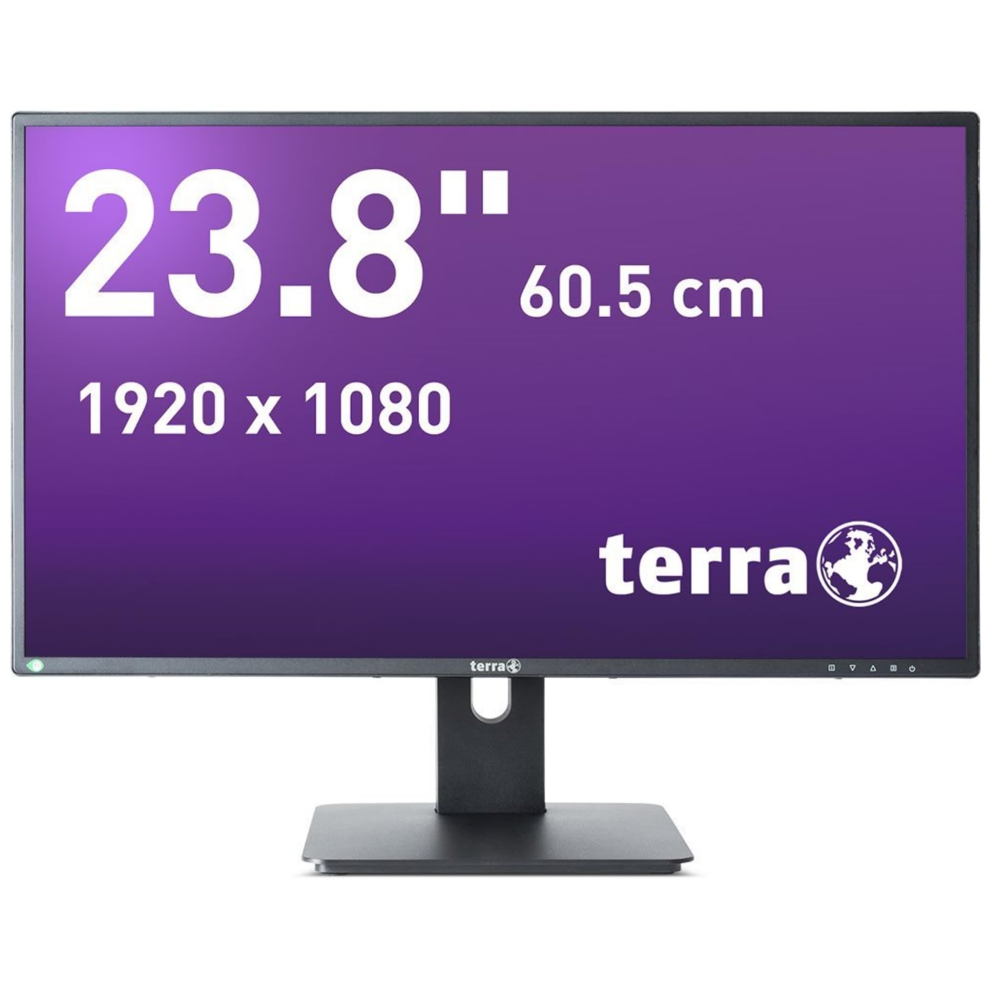 Terra 2456W PV V4 24" Monitor Full HD IPS schwarz USB-C mit 15W Power Delivery, DisplayPort, HDMI, höhenverstellbar, Pivot Greenline Plus