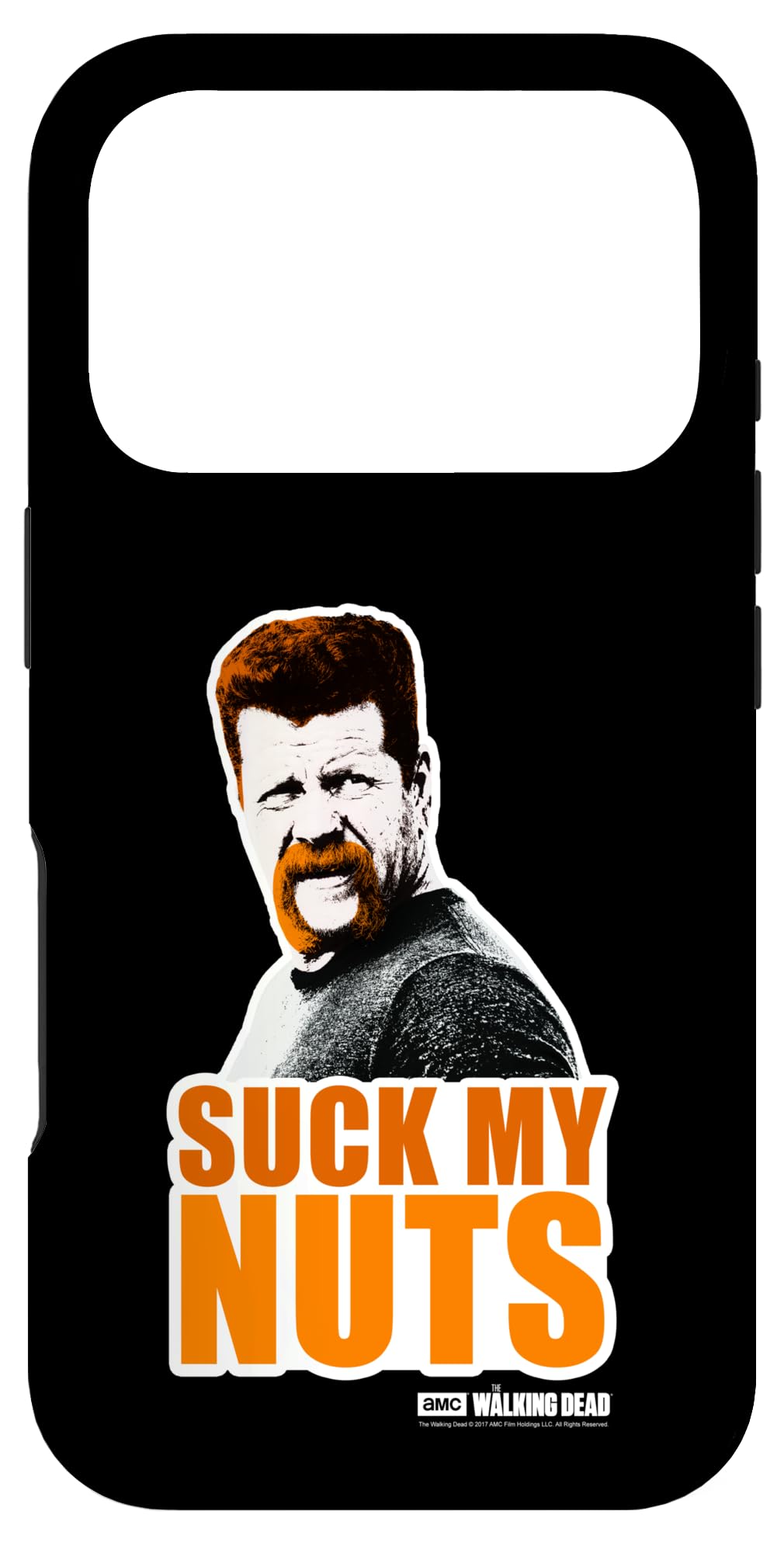 Coque iPhone 17 Pro The Walking Dead Suck My Nuts en silicone