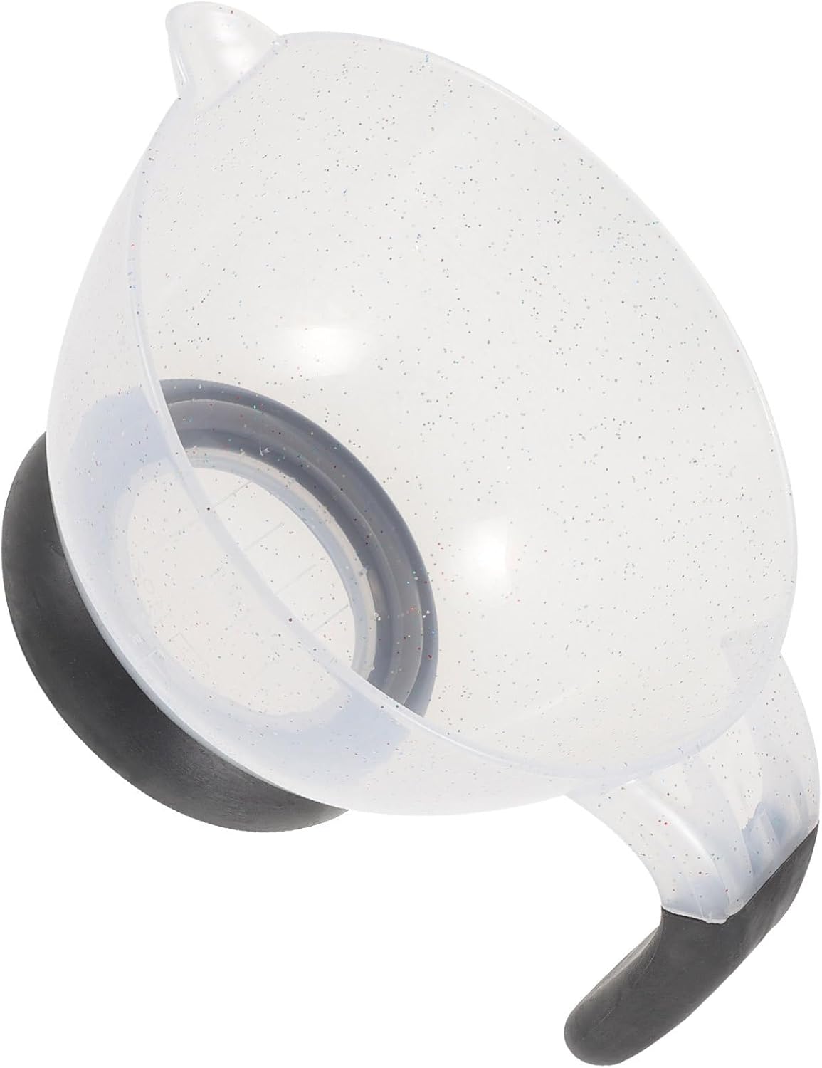 Hair Dye Bowls ，Hair Mixing Bowl with Suction Base Thickened White Silicone Color for Salon Beauty Accessory