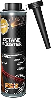 Rymax - Additivo per benzina Oktan Booster – aumenta il numero di ottani e la potenza del motore e riduce il consumo di carburante, 250 ml