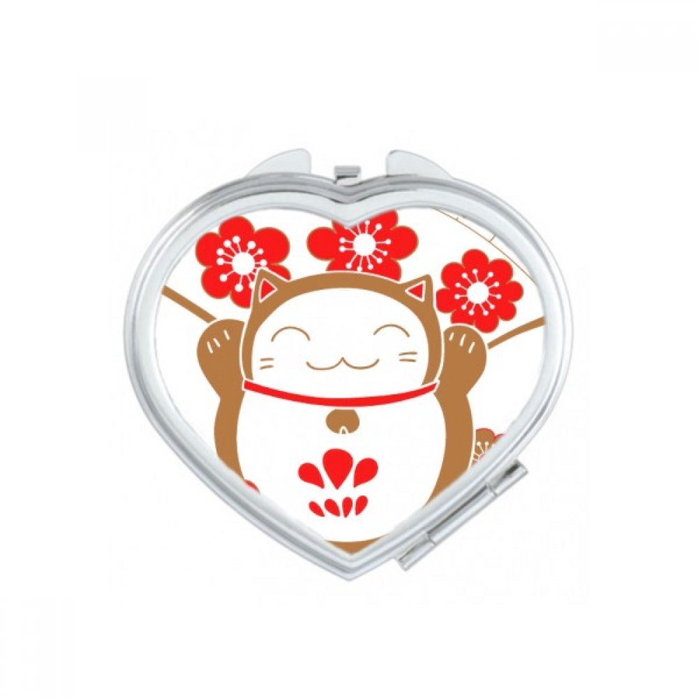 Miroir compact chat de la fortune idée cadeau mignon culture Japon