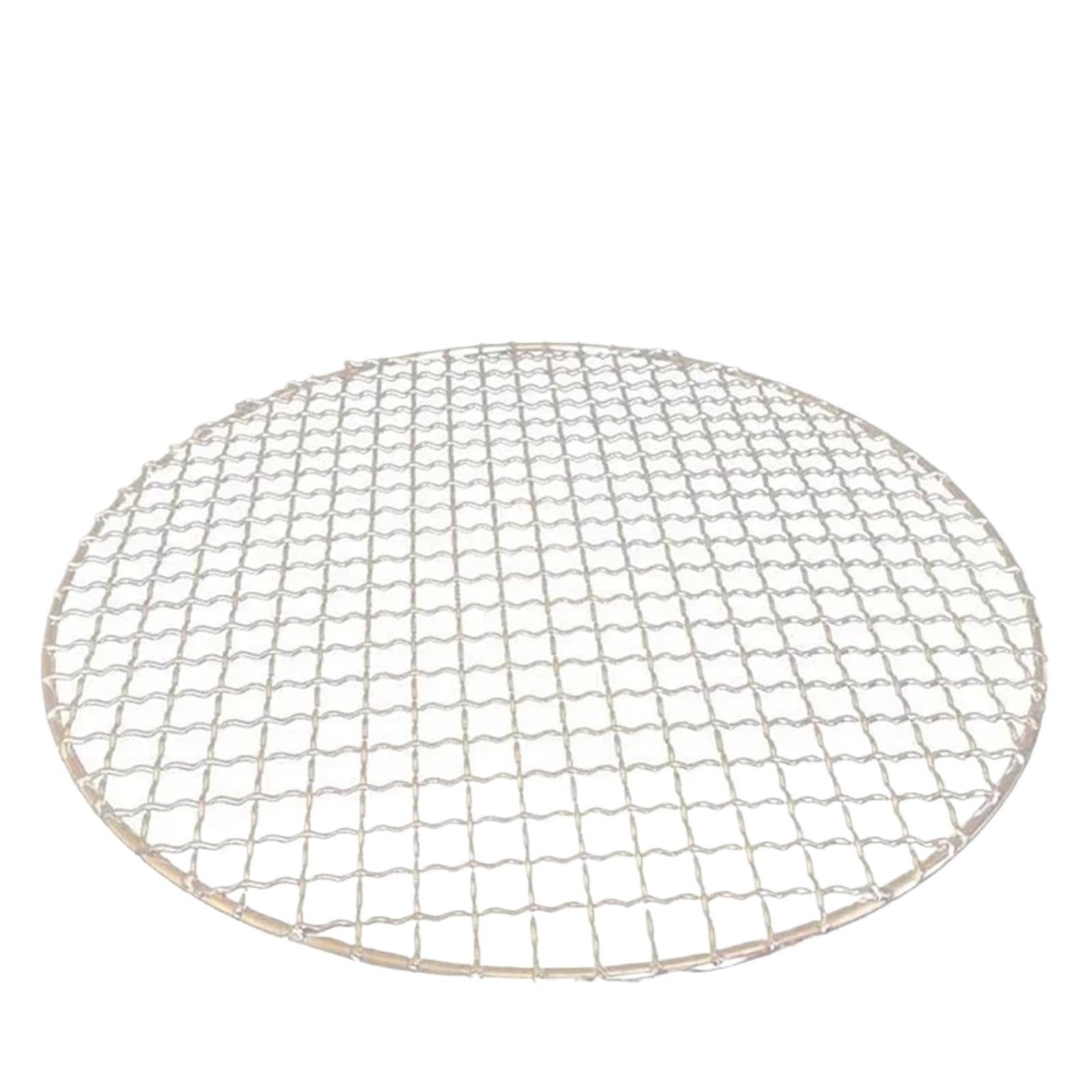 Okrągła siatka do grilla ze stali nierdzewnej 304 | Srebrny grill zewnętrzny 13-50 cm: do grillowania mięsa