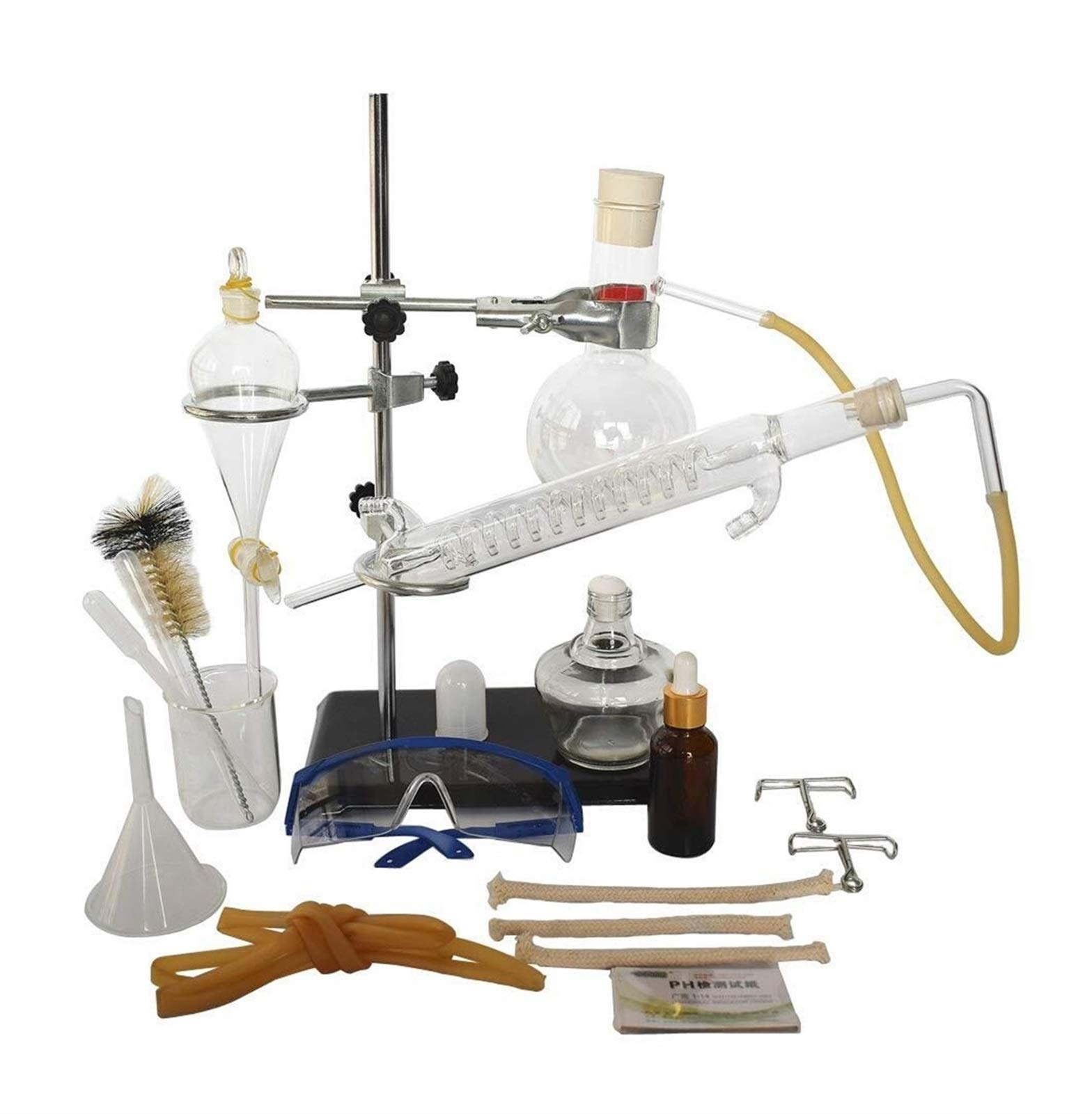 Buy YESSW 150ML New Oil Distiller Distillation Apparatus,Lab Glassware