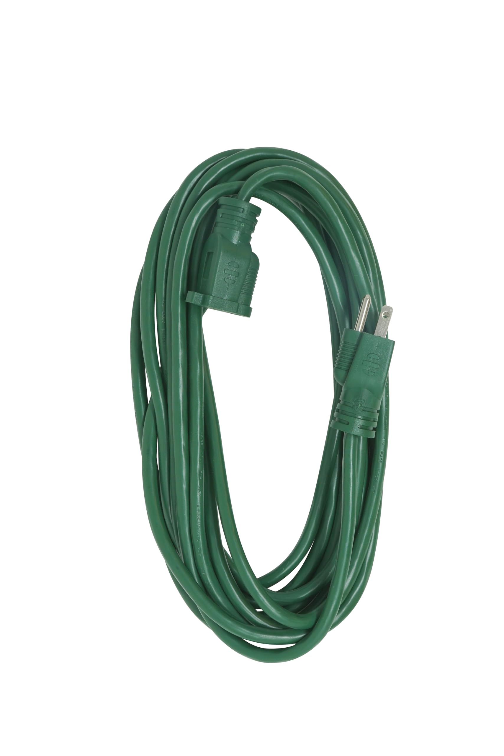 Woods 160001 16/3 SJTW Yard Master - Cable de extensión para paisaje; verde; 20 pies