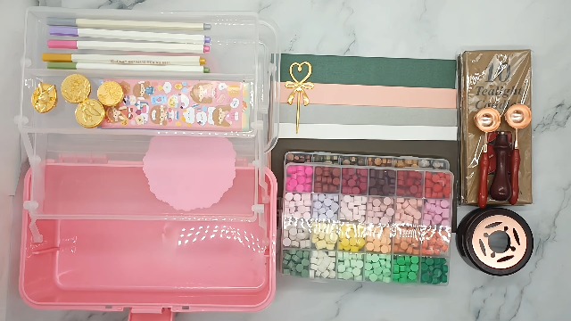 Wachssiegel-Set Im Retro-Design - Inkl. Schmelzer & Stempel Für Briefe & Einladungen