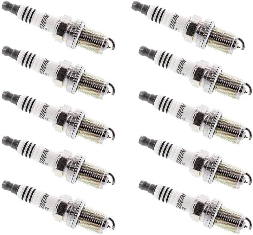 NGK Iridium IX Spark Plug ZNAR6AIX-11 (10 Pack) for FORD F53 BASE 2008-2014 6.8L/415