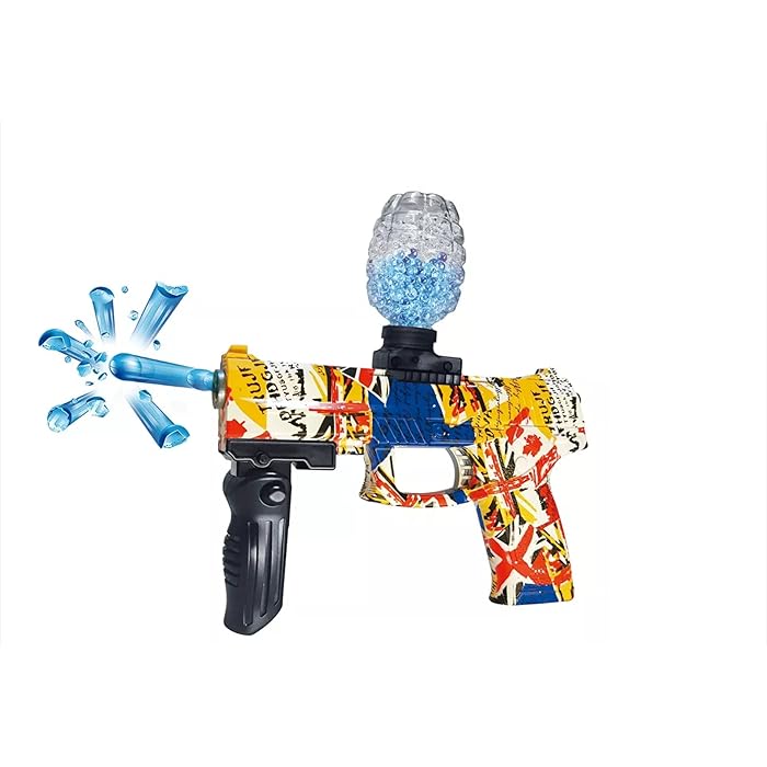 Buy Gel Ball Electric Blaster, Splatter Ball Blaster Automatic Rifle Pistol Toy Gun, Full Auto