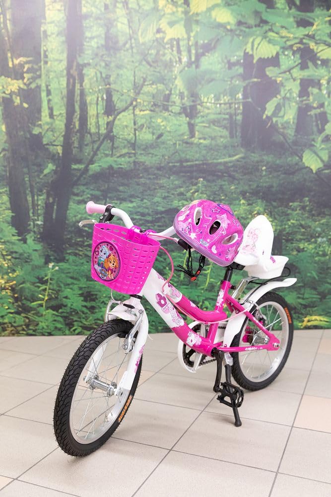 Cestino portaoggetti Paw Patrol per bicicletta da bambina, colore rosa