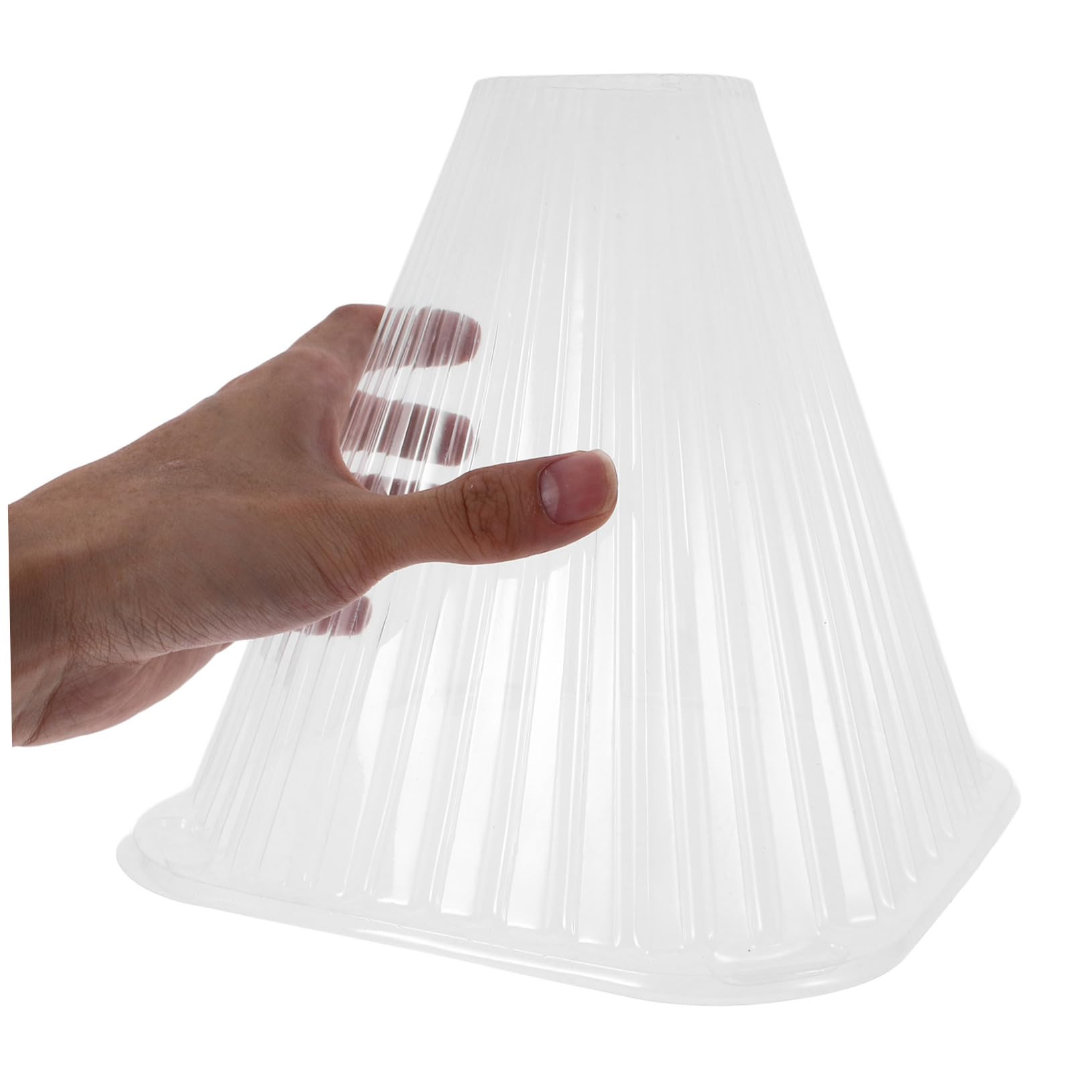 BESPORTBLE Cloche de Protection Conique pour Plantes et Légumes en Pet, 10 Pièces, Ombrage et Protection, Installation Facile pour Jardinage Intérieur et Extérieur