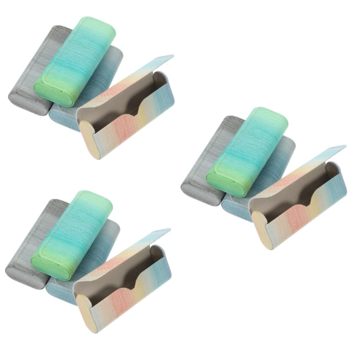 FRCOLOR 3 Sätze Brillenaufbewahrungsbox Brillenetui Tragen Sonnenbrillen Brillenaufbewahrung Brillenaufbewahrungsetui Mehrere Brillenetuis Mehrere Brillen Reiseetui Schutz 4 Stück * 3