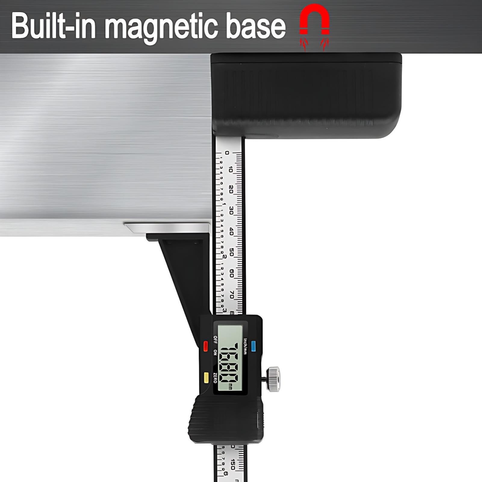 Misuratore di Altezza Digitale 150 mm, Calibro Elettronico Metrico