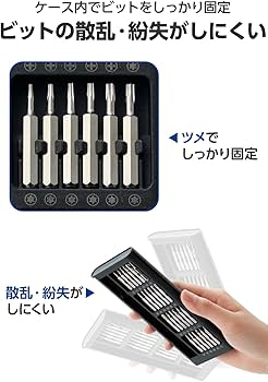 Amazon | エレコム ドライバーセット 精密ドライバー 修理 分解 DIY