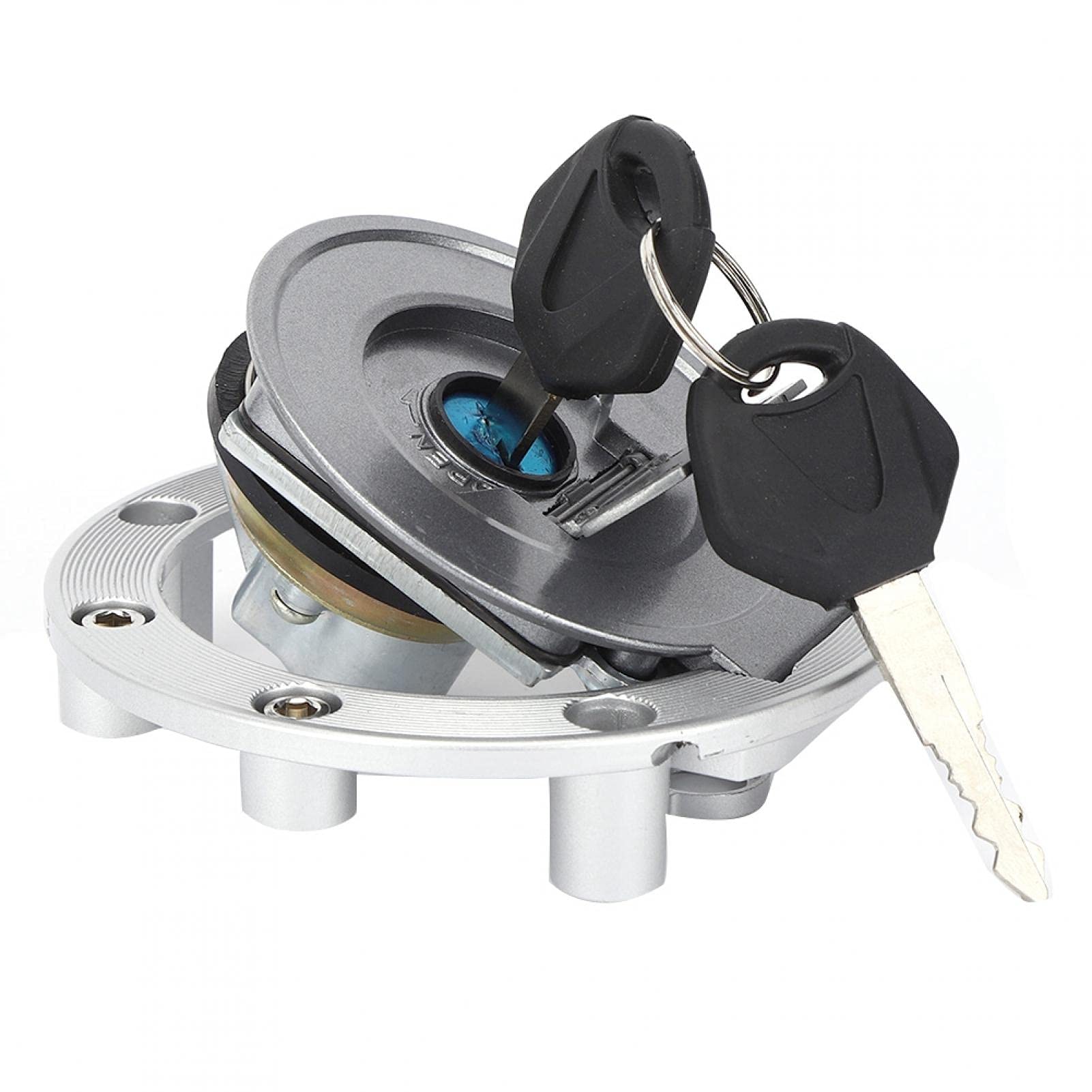 Ensemble de clés de verrouillage de siège de bouchon de gaz de carburant de commutateur d'allumage adapté pour YZF R6/YZF R1/FZ6/FZ09/FZ6R serrure fz6 Commutateur d'allu