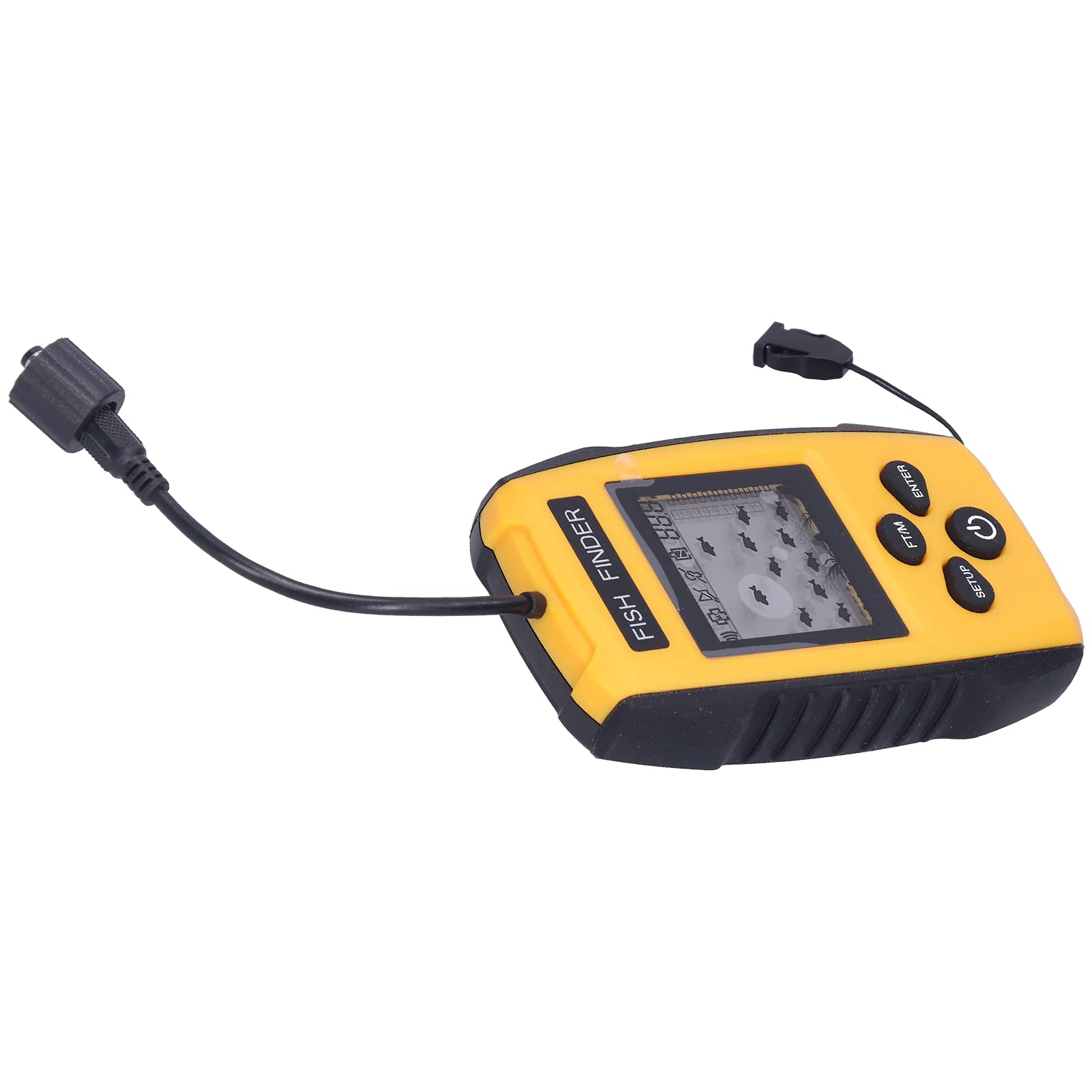 Generic Portable Fish Finder, LCD Display Handheld Kayak Fish Finders White Led Back Lighting for Sea Fishing for Boat Fishing'-image-17