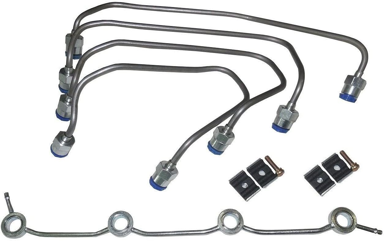 New Injector Fuel Pipe Set COMPATIBLE WITH Kubota V2403
