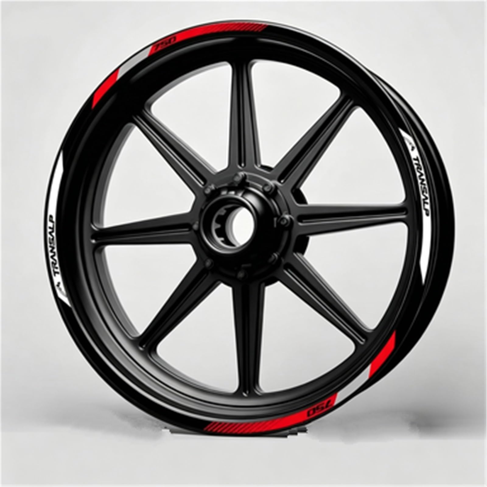 Reflective Motorcycle Wheel Sticker Rim Decal Hub Stripe Tape for XL750 for Transalp XL 750(Color2)