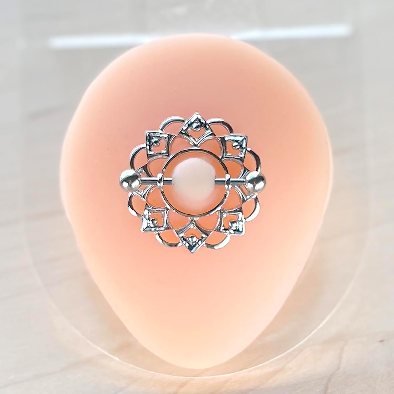 14G Nipple Piercing Jewelry, Nipple Rings Surgical Steel for Men and Women, Nipple Shields Barbell Rings
