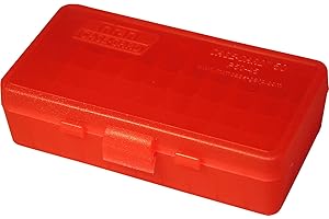 MTM 40/45/10MM Cal 50 Round Bullet Maker Ammo Kit Flip-Top Ammo Box