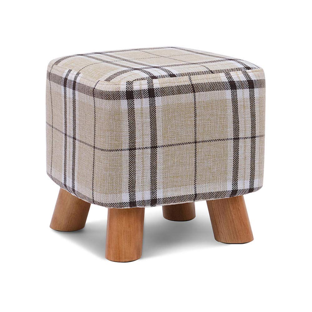 Tabouret en bois moderne repose pieds pour chaise et salon contemporain