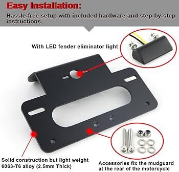 Amazon.com: Xitomer Fender Eliminator Fit for GSXR 600/GSXR 750