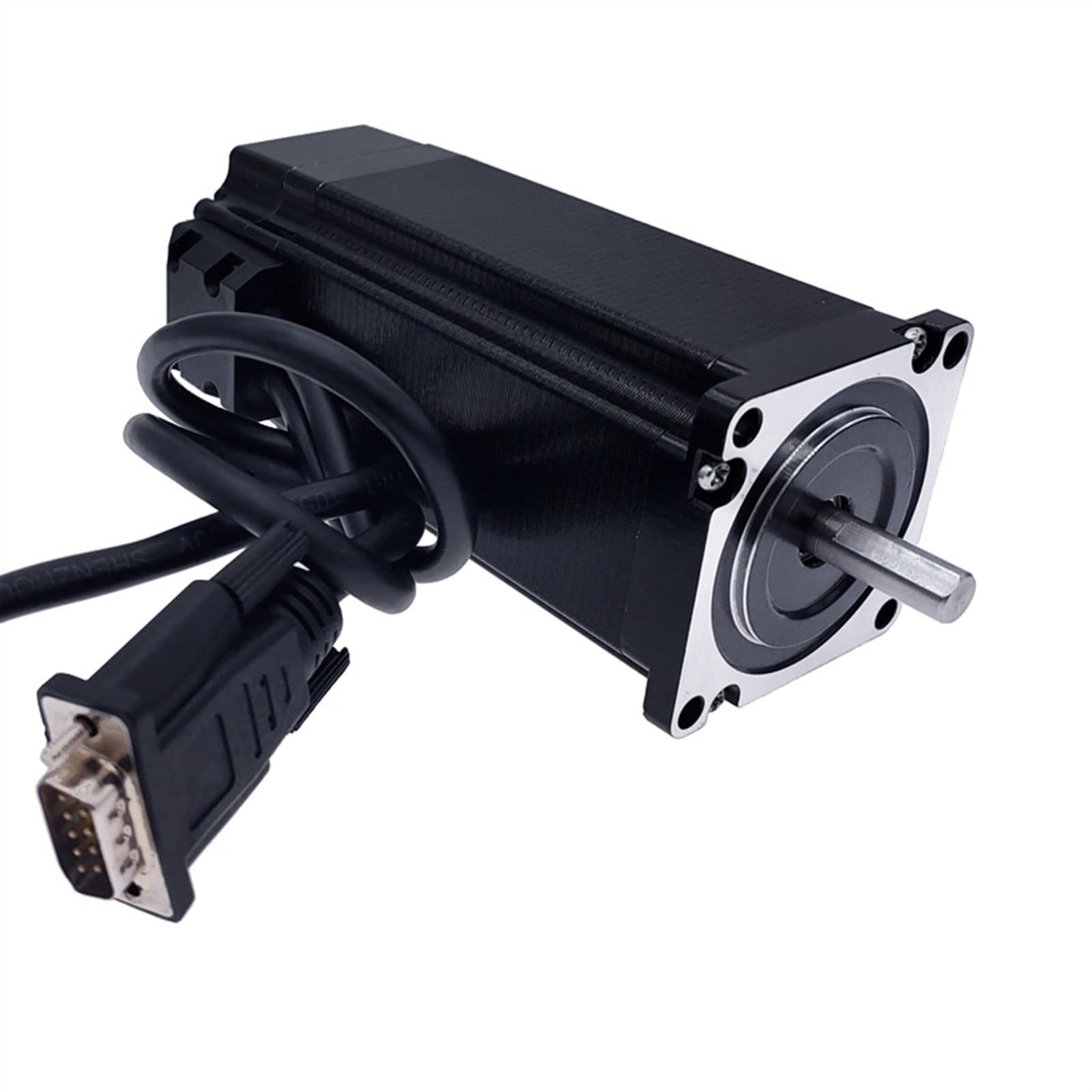 Schrittmotor Nema 23 Schrittmotortreiber mit geschlossenem Regelkreis, Servomotor 57HBS6401, 132 mm Schrittmotor, 3,0 NM, 1000ppr, Hybrid-Schrittmotor mit geschlossenem Regelkreis + Leitung(8mm Motor)
