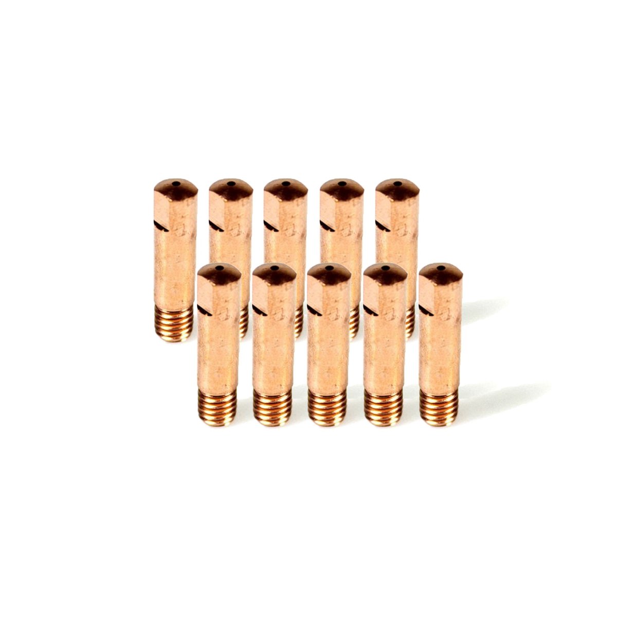QTY/20 Punta di Contatto 0,8 mm 0,031'' 140.0059 Ugello per Torcia di Saldatura Mig Pistole BINZEL MB 15AK (M6 x 25 mm)