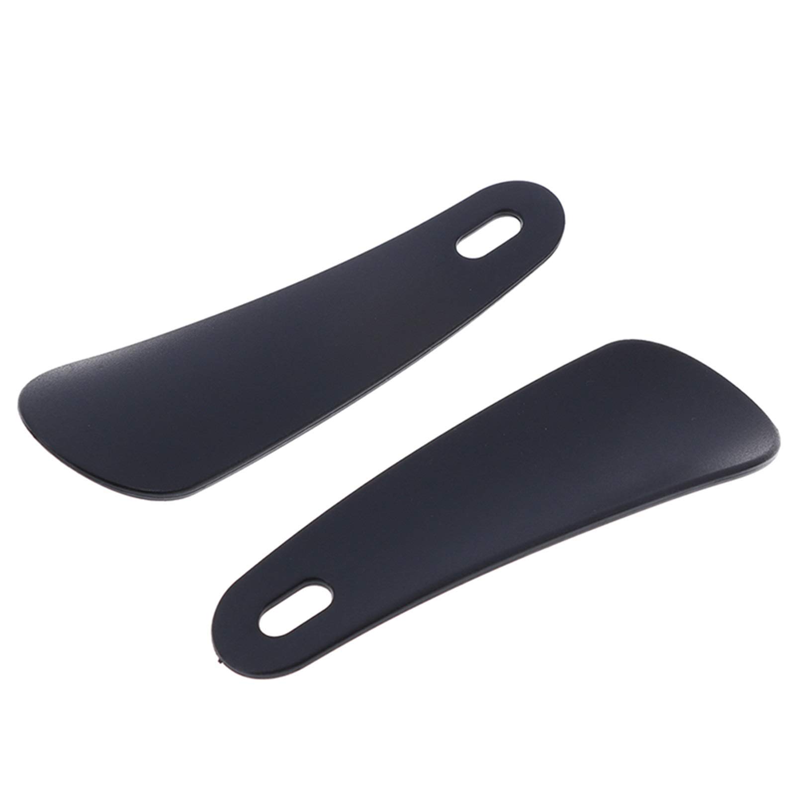 Calzador, Calzador de Mango Largo, Cuerno de Zapato Negro, Calzador de plástico Profesional, Cuchara, Mango de Calzador, Herramienta elevadora de Zapatos, 11cm, Cuerno de Zapato, Mango Largo