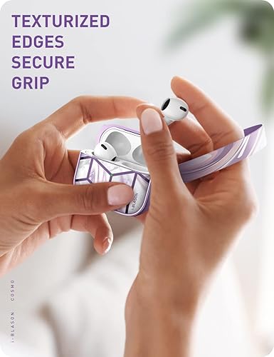 Miniatura 7 de i-Blason Cosmo Series - Funda diseñada para Airpods de 3 generación, funda protectora de 360 y elegante funda para Airpods de 3 generación,