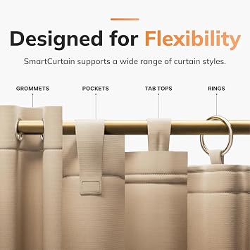 Ryse SmartCurtain, Turn Current Curtains into Electric, Automated Drapes