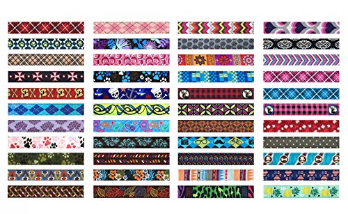 Rc Pets 1" Martingale Training Collar, Medium, Pitter Patter Pink #TOP2